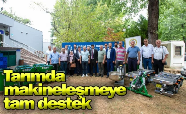 Tarımda makineleşmeye tam destek