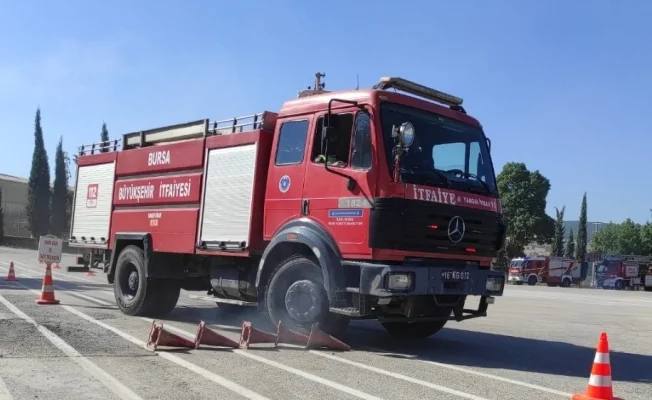 İtfaiyecilere ileri sürüş teknikleri eğitimi