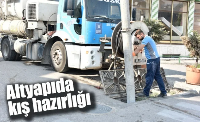 Altyapıda kış hazırlığı