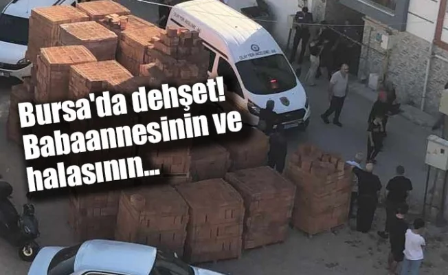 Bursa'da dehşet! Babaannesinin ve halasının...