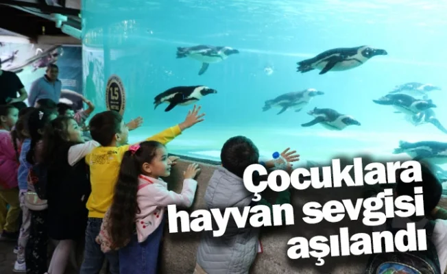 Çocuklara hayvan sevgisi aşılandı