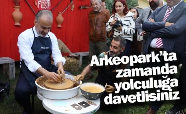 Arkeopark’ta zamanda yolculuğa davetlisiniz