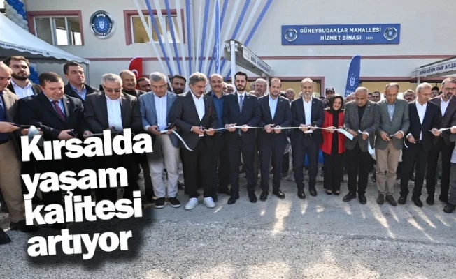 Kırsalda yaşam kalitesi artıyor