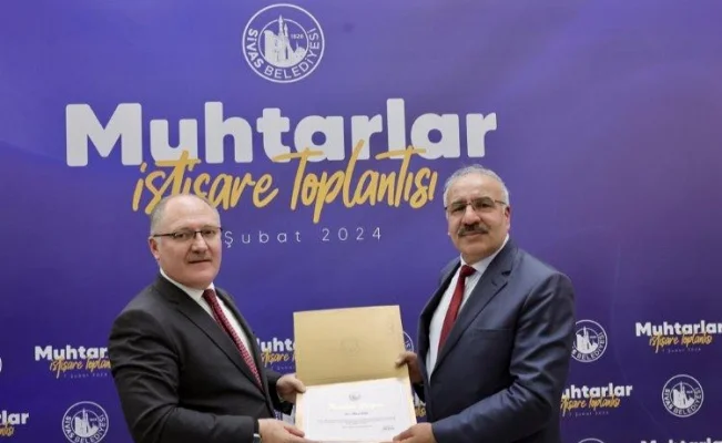 Başkan Bilgin muhtarlar ile buluştu