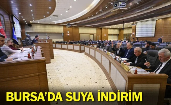 Bursa’da suya indirim