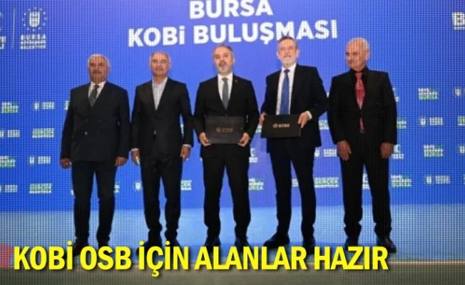 KOBİ OSB için alanlar hazır