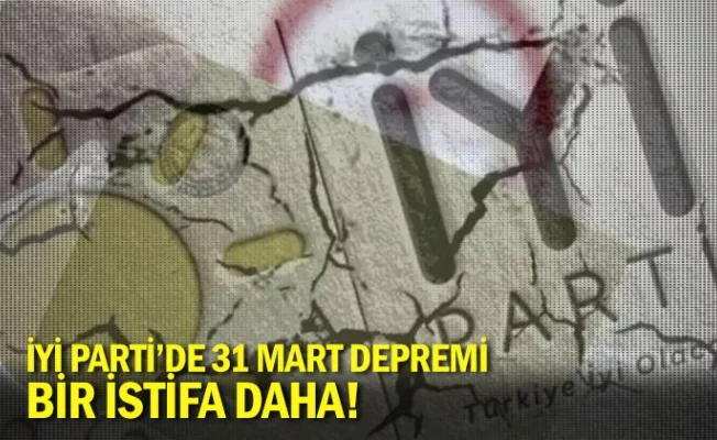 İYİ Parti'de 31 Mart depremi: Bir istifa daha!