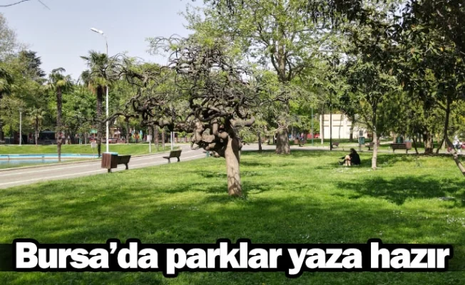 Bursa’da parklar yaza hazır