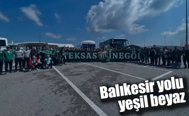 Balıkesir yolu yeşil beyaz