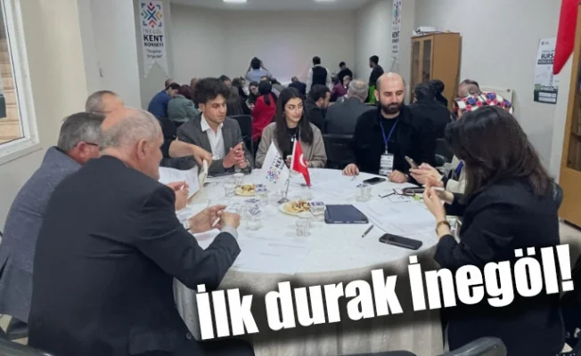 İlk durak İnegöl!