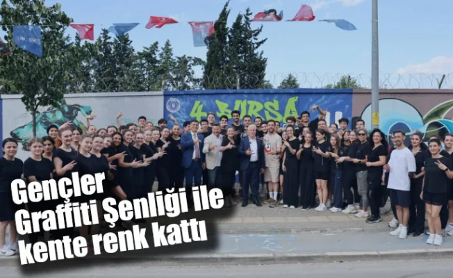 Gençler, Graffiti Şenliği ile kente renk kattı