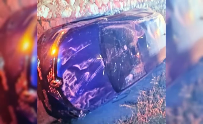 Hurdaya dönen araçta can pazarı
