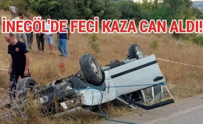 İnegöl'de feci kaza can aldı!