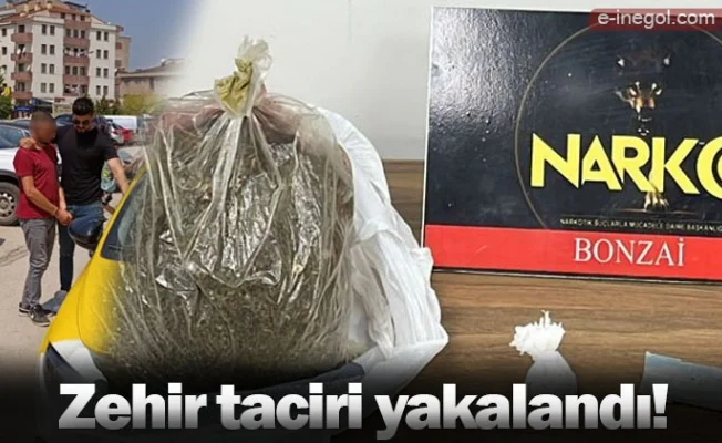 Zehir taciri yakalandı!