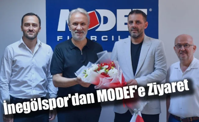 İnegölspor'dan MODEF'e Ziyaret