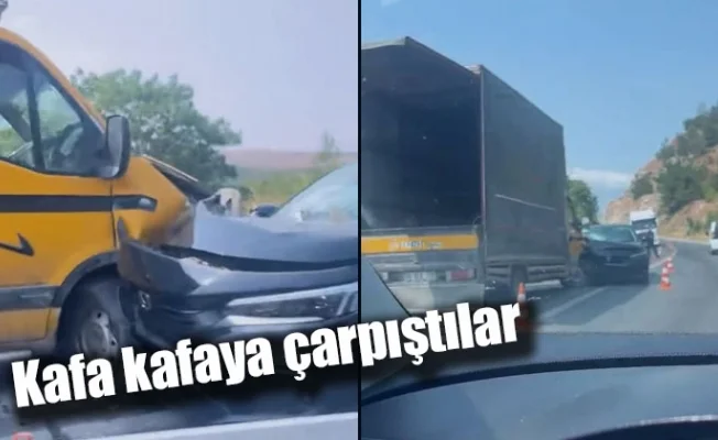 Kafa kafaya çarpıştılar