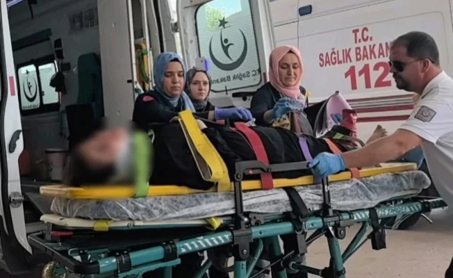 Terastan Düşen Genç Kız Ağır Yaralandı!
