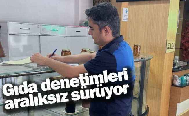 Gıda denetimleri aralıksız sürüyor