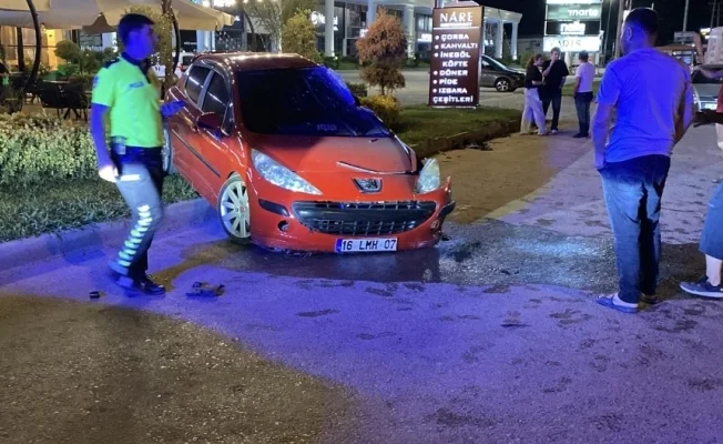 İnegöl girişinde kaza