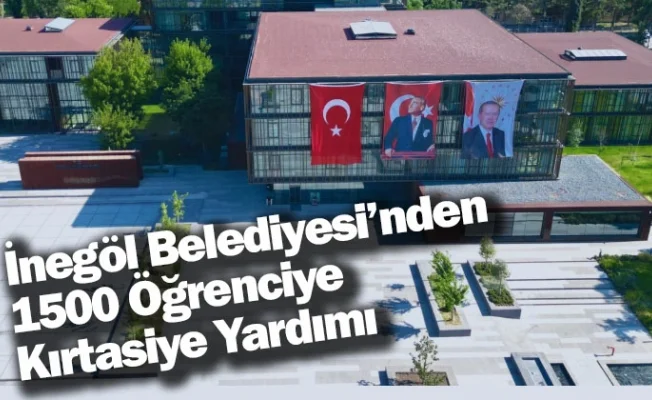 İnegöl Belediyesi’nden 1500 Öğrenciye Kırtasiye Yardımı