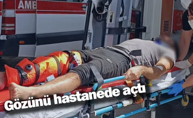 Gözünü hastanede açtı