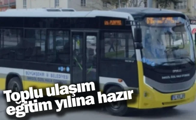İnegöl’de toplu ulaşım eğitim yılına hazır