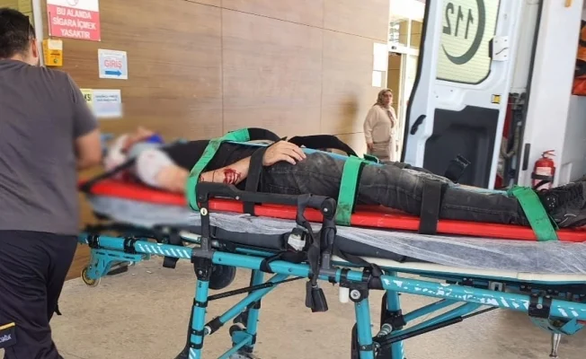 Otomobil ile çarpışan bisiklet sürücüsü yaralandı