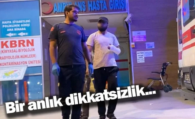 Bir anlık dikkatsizlik...
