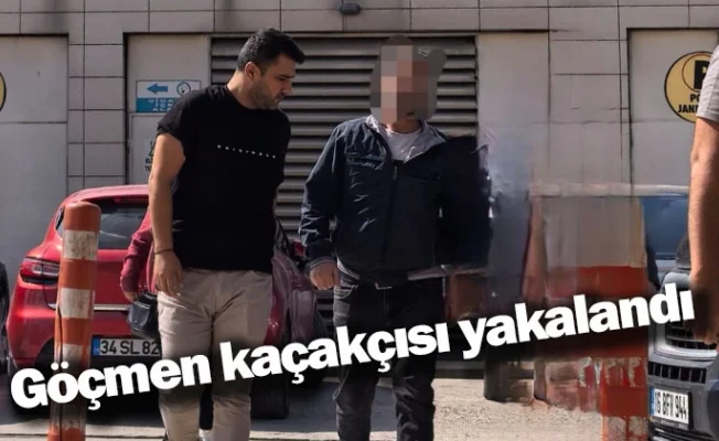 Göçmen kaçakçısı yakalandı