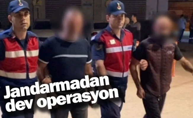 Jandarmadan dev operasyon