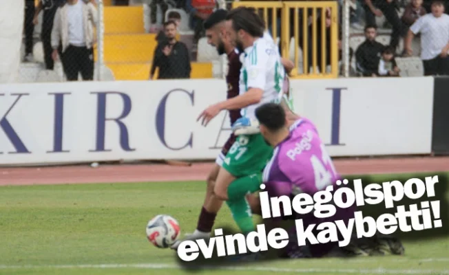 İnegölspor evinde kaybetti!