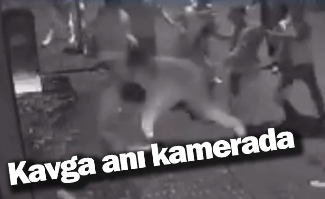Kavga anı kamerada