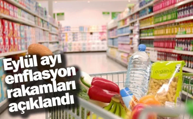 Eylül ayı enflasyon rakamları açıklandı