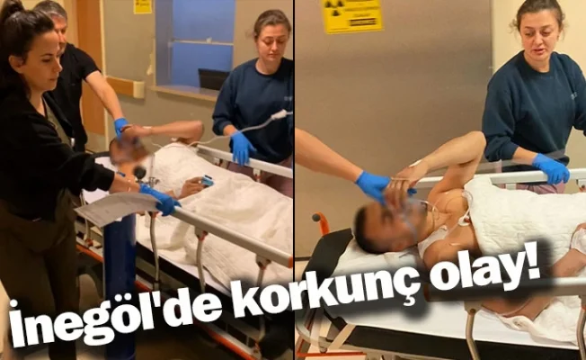 İnegöl'de korkunç olay!