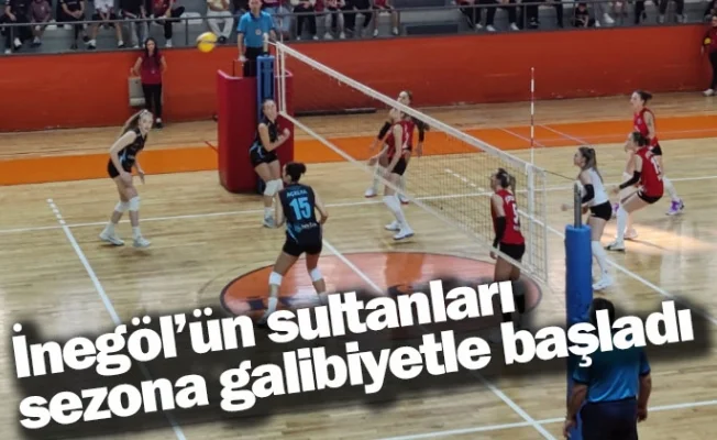 İnegöl'ün sultanları sezona galibiyetle başladı