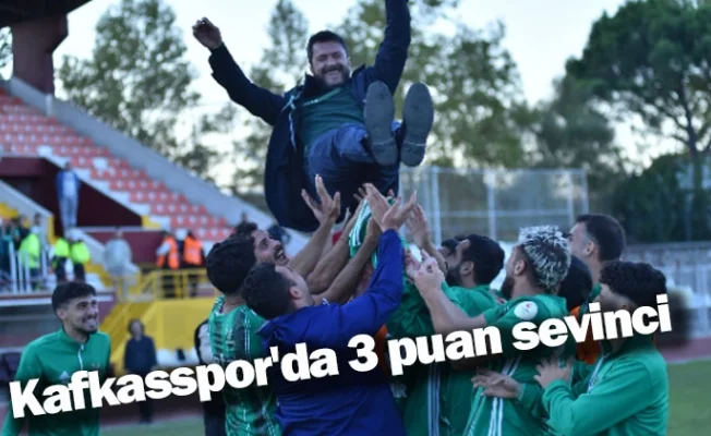 Kafkasspor'da 3 puan sevinci
