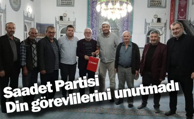 Saadet Partisi Din Görevlilerini Unutmadı