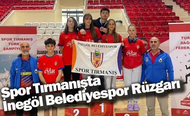 Spor Tırmanışta İnegöl Belediyespor Rüzgarı