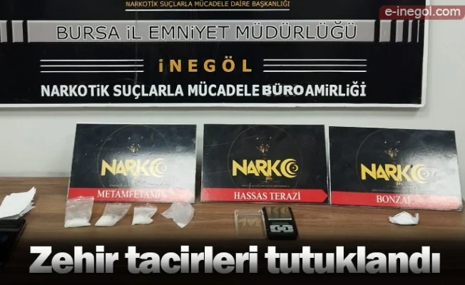 Zehir tacirleri tutuklandı