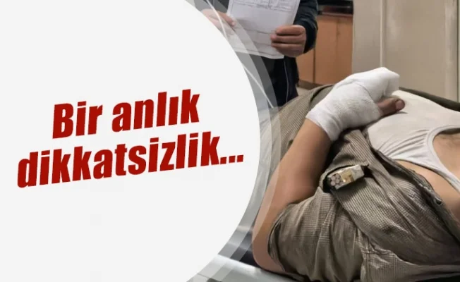 Bir anlık dikkatsizlik...