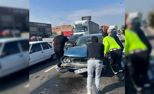 İnegöl'de zincirleme kaza