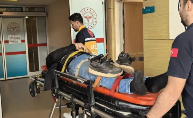 Kamyon kasasından düştü!