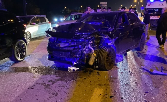 İnegöl'de zincirleme kaza!