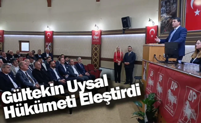 Gültekin Uysal Hükümeti Eleştirdi