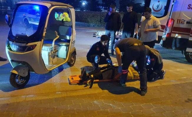 İnegöl'de korkutan kaza
