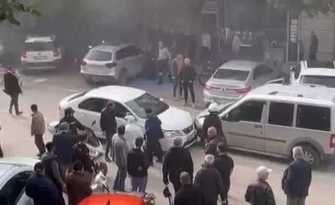 İnegöl'de korkutan kaza