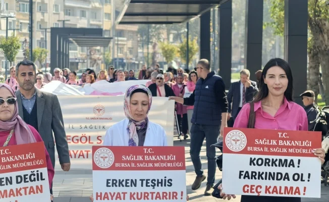 Meme Kanserine Dikkat Çekmek İçin Yürüdüler