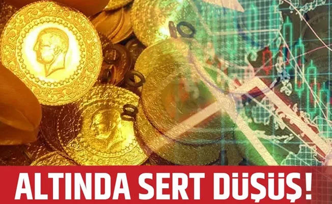 Altında sert düşüş!