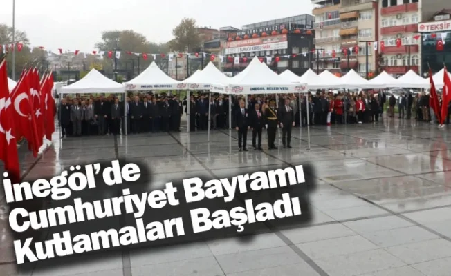 İnegöl’de Cumhuriyet Bayramı Kutlamaları Başladı