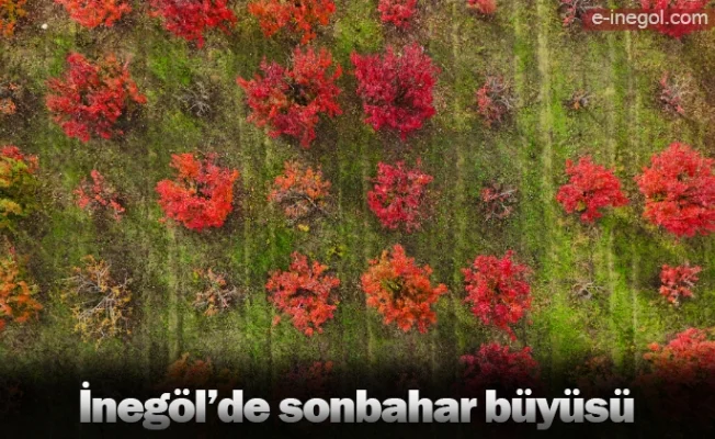 İnegöl'de son bahar büyüsü